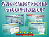 2nd Grade Social Studies Bundle: handouts & PPTs on Govt, 