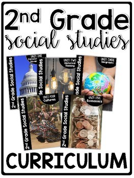 Preview of 2nd Grade Social Studies Curriculum Bundle