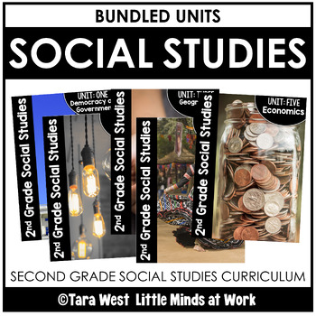 Preview of 2nd Grade Social Studies Curriculum Bundle