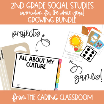 Preview of 2nd Grade Social Studies Curriculum GROWING BUNDLE