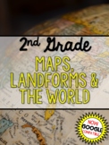 2nd Grade Social Studies Curriculum Geography Unit Maps Landforms