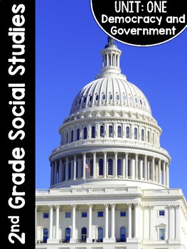 Preview of 2nd Grade Social Studies Curriculum Unit One: Government and Democracy