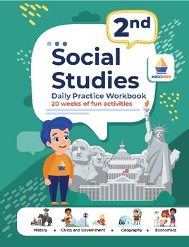 Preview of 2nd Grade Social Studies Workbook (195 pages eBook + video explanations)