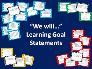 2nd Grade Social Studies Learning Goals Cards by Melissa Johnson