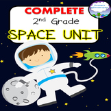 2nd Grade Space Unit COMPLETE  Power Point and No-Prep Printables