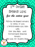 2nd Grade Spelling Lists for the Entire Year - Reading Wonders
