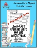 2nd Grade Spelling Lists for the Whole Year! (2nd Edition)
