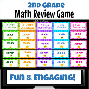 2nd Grade Spiral Math Review | Addition Subtraction & Skip Counting ...