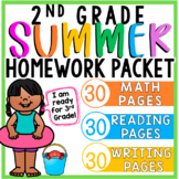 2nd Grade Summer Packet (for Rising 3rd Graders) | Distanc