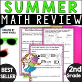 2nd Grade Summer Math Review | Digital and Printable | Mat