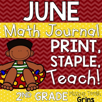 Preview of 2nd Grade Summer Math Review | End Of Year