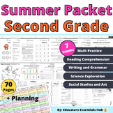 2nd Grade Summer Packet Review (End Of Year Fun Activity) 