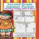2nd Grade Summer Review Retention 100% Common Core Google 