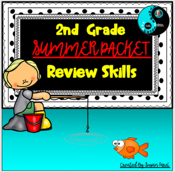 Preview of DISTANCE LEARNING 2nd Grade Summer Skills Packet