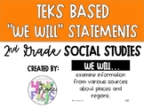 2nd Grade TEKS Based We Will Statements- BUNDLE (Math, Sci