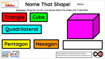 Preview of 2nd Grade Technology Activities - Lesson 27: Identify Names and Angles of Shapes