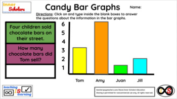 Preview of 2nd Grade Technology Activities - Lesson 31: Bar Graphs with Four Categories