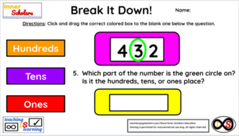 Preview of 2nd Grade Technology Activities - Lesson 5: Hundreds, Tens, and Ones Place