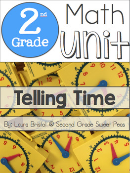 Preview of 2nd Grade Telling Time Unit