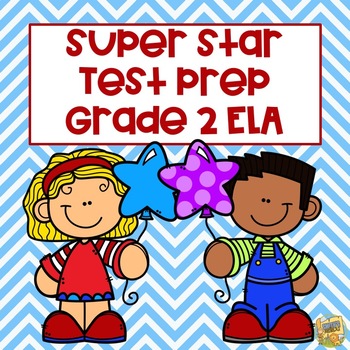 Preview of 2nd Grade Test Prep ELA - Grade 2 - Common Core and TN Ready Formats!  2 in 1!