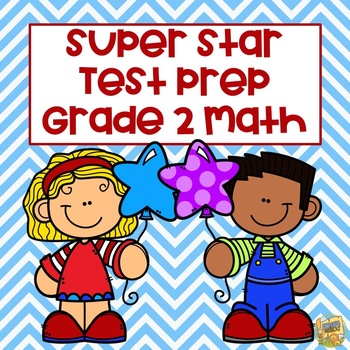 Preview of 2nd Grade Test Prep - Math Grade 2 - Common Core and TN Ready Formats!  2 in 1!