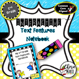 FREE Interactive Notebook: Text Features RI2.5 RI2.7