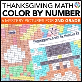 2nd Grade Thanksgiving Math Activities - November Activiti