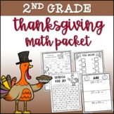 2nd Grade Thanksgiving Math Packet