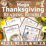 2nd Grade Thanksgiving Reading Mega Bundle for RI.2.1, RI.