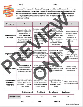 Preview of 2nd Grade Triple Writing Self-Assessment & Reflection Kit