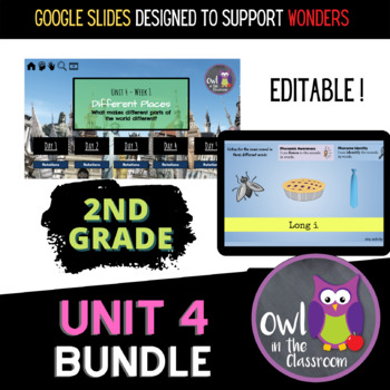 Preview of 2nd Grade- UNIT 4 Bundle (Google Slides / Powerpoint) - Aligned w/ Wonders 2017