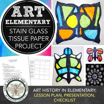 Preview of Elementary Art Lesson, Activity, Project, PowerPoint, Art History Curriculum