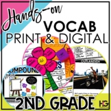 2nd Grade Hands-onVocabulary for the Year with Digital Gam