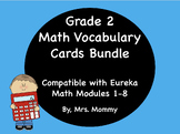 2nd Grade Vocabulary Cards (Compatible With Eureka Math)