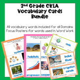 2nd Grade Vocabulary Cards and Poster Bundle