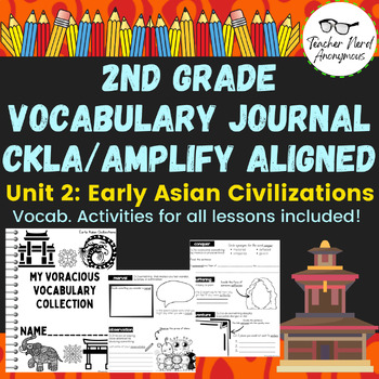 Preview of 2nd Grade Vocabulary Journal (CKLA/Amplify Aligned) Unit 2