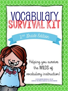 Preview of 2nd Grade Vocabulary Survival Kit