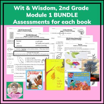Preview of 2nd Grade W&W, Module 1 Book Assessments
