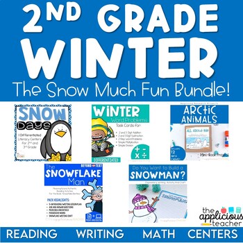 Preview of 2nd Grade Winter Activities Bundle