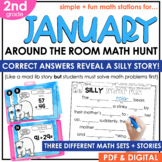 2nd Grade Winter Math Activities | January Math Around the