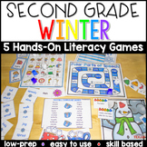 2nd Grade Winter Reading Center Games and Activities