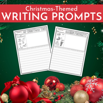 2nd-Grade Winter and Christmas Themed Free-Write Writing Prompts