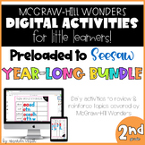 2nd Grade Wonders Digital Activities FULL YEAR Seesaw Dist