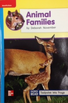 Preview of 2nd Grade Wonders Unit 2 Week 4 On Level Response - Animal Families