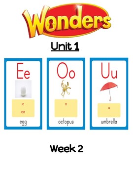 Preview of 2nd Grade Wonders Word Work: Unit 1: Week 2