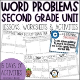 2 Digit Addition and Subtraction Word Problems Worksheets 