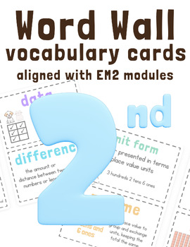 Preview of 2nd Grade Word Wall Eureka Math Module 1