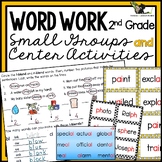 2nd Grade Word Work - Small Groups, Literacy Center Activi