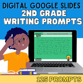 Preview of 2nd Grade Writing Digital Prompts {Personal Narrative, Opinion, & Informational}