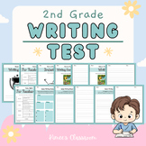 2nd Grade Writing Test | Second Grade Writing Evaluation |